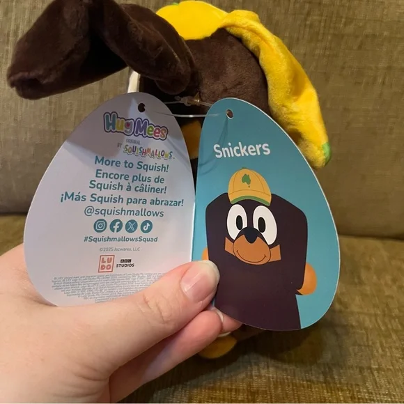 Bluey Snickers Hugmees Squishmallow NWT - Picture 11 of 12